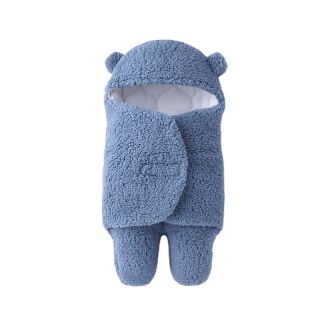 بطانية قماط بغطاء رأس للأطفال قطنية 😍✅